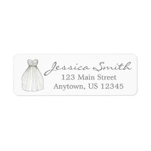Brautparty Gown Bride Wedding Dress Labels