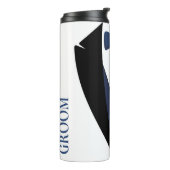 Brautparty Groom Thermosbecher (Nach links gedreht)