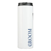 Brautparty Groom Thermosbecher (Rückseite)