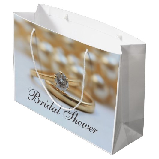 Brautparty Große Geschenktüte (Rückseite Schrägansicht)