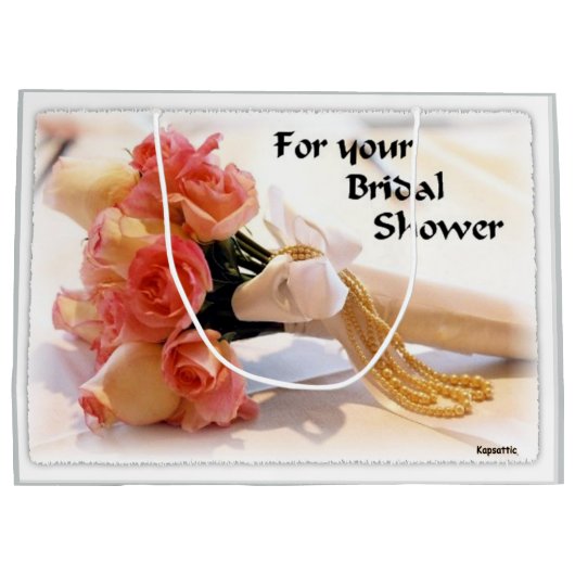 Brautparty Große Geschenktüte (Rückseite)