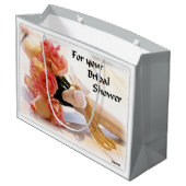 Brautparty Große Geschenktüte (Rückseite Schrägansicht)