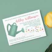 Brautparty Grünes Wasser kann Einladung hören