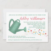 Brautparty Grünes Wasser kann Einladung hören (Vorderseite)