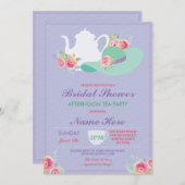 Brautparty Hat Bachelorette Tee Party Einladung (Vorne/Hinten)