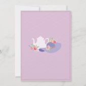 Brautparty Hat Bachelorette Tee Party Einladung (Rückseite)