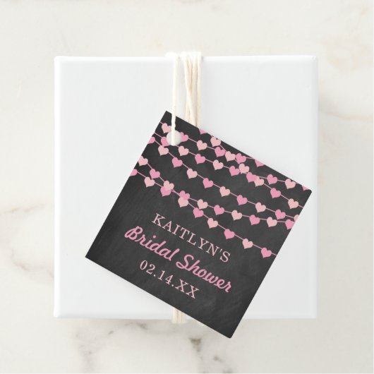 Brautparty "Hearts" für String-Liebe ändern Geschenkanhänger (Beispiel)