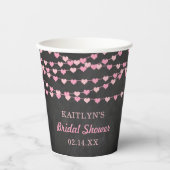 Brautparty "Hearts" für String-Liebe ändern Pappbecher (Vorderseite)