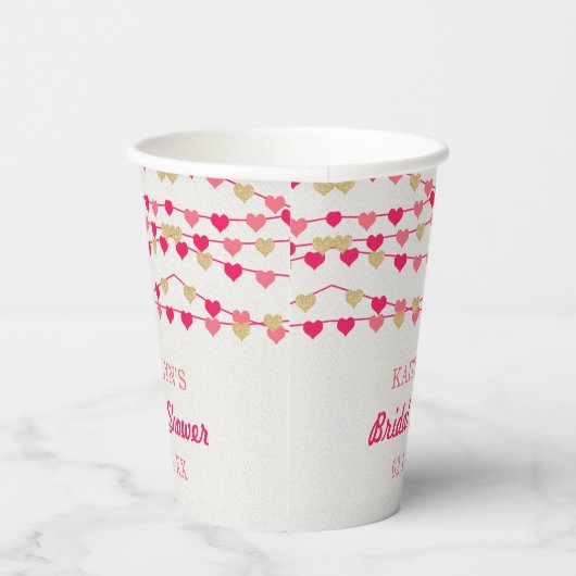 Brautparty "Hearts" für String-Liebe ändern Pappbecher (Rechts)