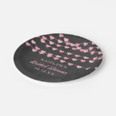 Brautparty "Hearts" für String-Liebe ändern Pappteller (Schrägansicht)