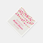 Brautparty "Hearts" für String-Liebe ändern Serviette (Ecke)