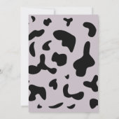 Brautparty | Heilige Kuh | Western Invitati Einladung (Rückseite)