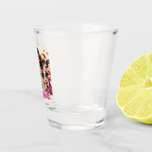 Brautparty/Hen-Party-Schiebeglas Schnapsglas (Rechts)