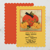 Brautparty Herbst Einladung (Vorne/Hinten)