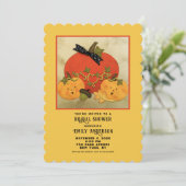 Brautparty Herbst Einladung (Stehend Vorderseite)