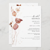 Brautparty Herbst Einladung (Vorne/Hinten)