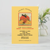 Brautparty Herbst Einladung (Stehend Vorderseite)
