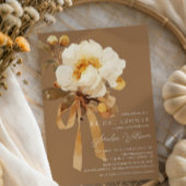 Brautparty Herbst Peony Floral Einladung