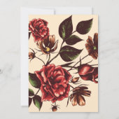 Brautparty Herbst und Herbst Einladung (Rückseite)