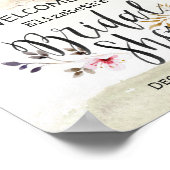 Brautparty Herzlich willkommen Dragonfly Paarung L Poster (Ecke)