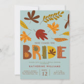Brautparty | Hier kommt die Herbstbrücke Einladung (Vorderseite)