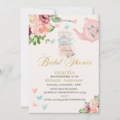 Brautparty High Tee Einladung (Vorderseite)