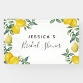 Brautparty-Hintergrund-Dekoration von Lemons Banner (Horizontal)