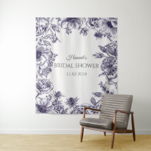 Brautparty-Hintergrund-Foto-Decke für Tapisserie