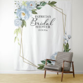 Brautparty Hintergrund Foto Prop Dusty Blue Wandteppich (Beispiel)