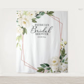 Brautparty Hintergrund Foto Prop Grüne Wandteppich (Vorderseite)