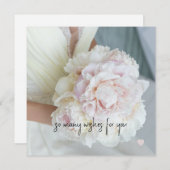 Brautparty-/Hochzeitskarte (Vorne/Hinten)