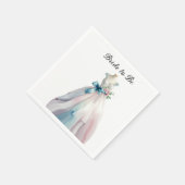 Brautparty Hochzeitskleid Braut zu sein Serviette (Ecke)