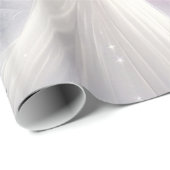 Brautparty Hochzeitskleid Pastel Glitzer Lights Geschenkpapier (Rolleneckpunkt)