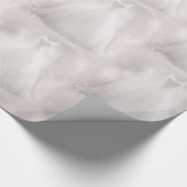 Brautparty Hochzeitskleid Pastel Glitzer Lights Geschenkpapier (Ecke)