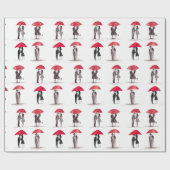 Brautparty Hochzeitspapier Geschenkpapier (Flach)