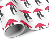 Brautparty Hochzeitspapier Geschenkpapier (Rolleneckpunkt)