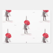 Brautparty Hochzeitspapier Geschenkpapier Set (Vorderseite 3)