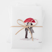 Brautparty Hochzeitspapier Geschenkpapier Set (Beispiel)