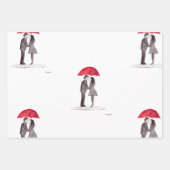 Brautparty Hochzeitspapier Geschenkpapier Set (Vorderseite)