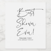 Brautparty Hostess Niedlich Danke, dass ihr ein Ge Weinetikett (Einzelnes Label)