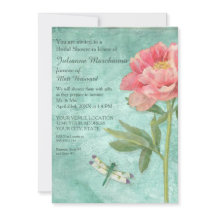 Brautparty Hübsch Peony Blume in Dragonfly