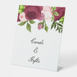 BRAUTPARTY hübsche BLUME Sockelschild