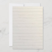 Brautparty Hübsche Blume Vintag Lace Hydrangea Einladung (Rückseite)