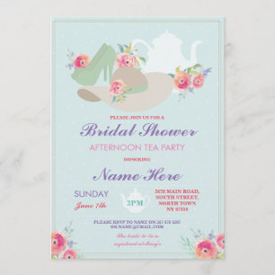 Brautparty-Hut beschuht Junggeselinnen-Abschied Einladung