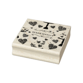 Brautparty im eleganten Stil Gummistempel