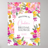 Brautparty im Garten Poster (Vorne)