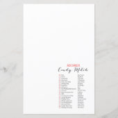 Brautparty im Hintergrund (Rückseite)