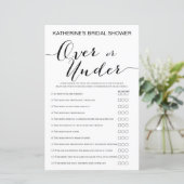 Brautparty im Hintergrund (Stehend Vorderseite)