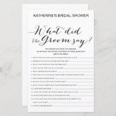 Brautparty im Hintergrund (Vorne/Hinten)