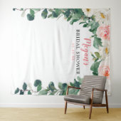 Brautparty im Hintergrund grün und grün Wandteppich (Beispiel (Horizontal))